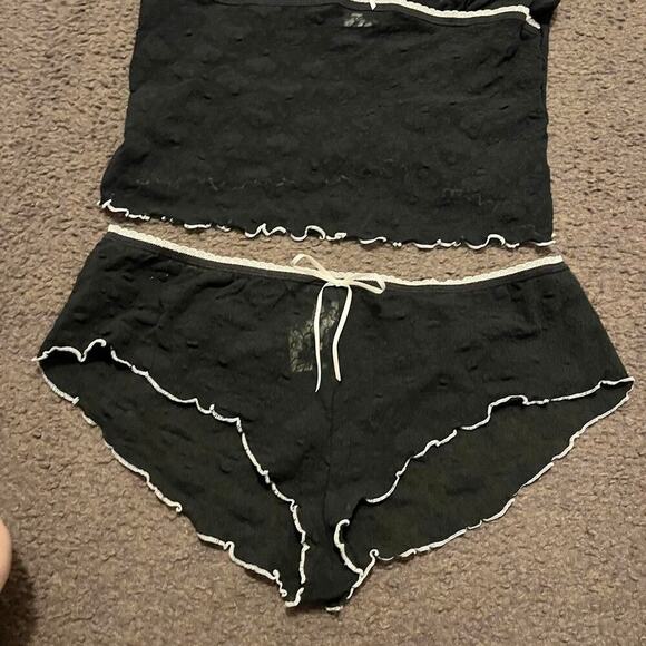 Y2K Deadstock Express Butterfly Mesh Matching Cami & Panties Set - Picture 6 of 8